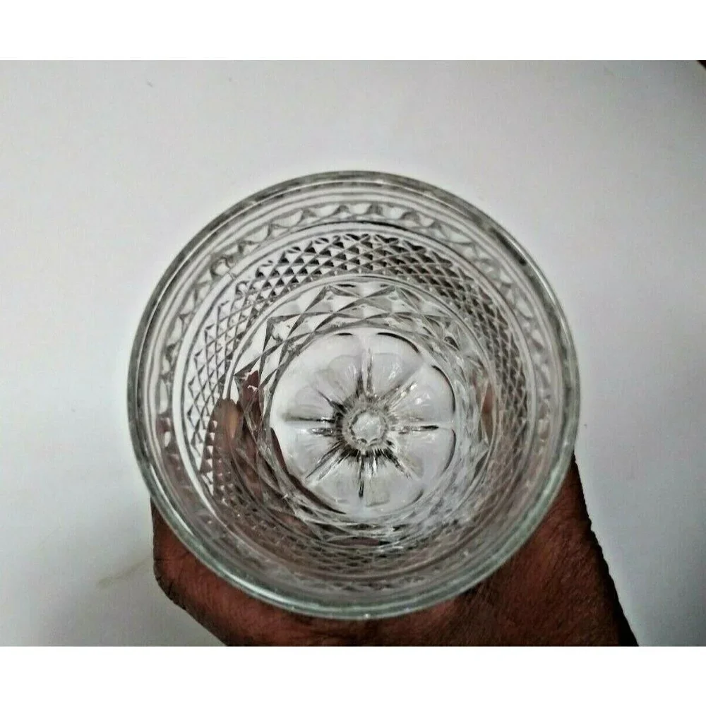 Anchor Hocking Wexford Diamond Glass 6 1/2